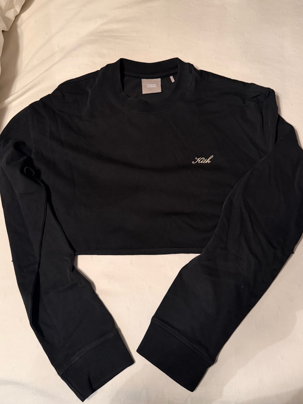 Kith Black Cropped Shirt